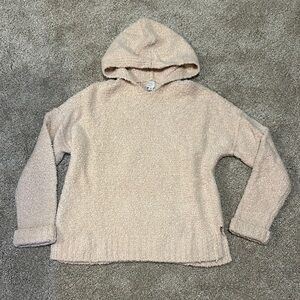 a new day Light Pink Hooded Sweater